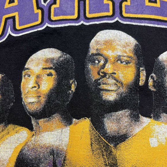 Vintage Los Angeles Lakers Reloaded tee 2004 Y2K Shaq Kobe Size XL - Picture 4 of 8